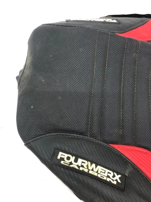 USED FOURWERX CARBON FWC GRIPPER HONDA SEAT COVER  HONDA TRX450R TRX 450R 450ER