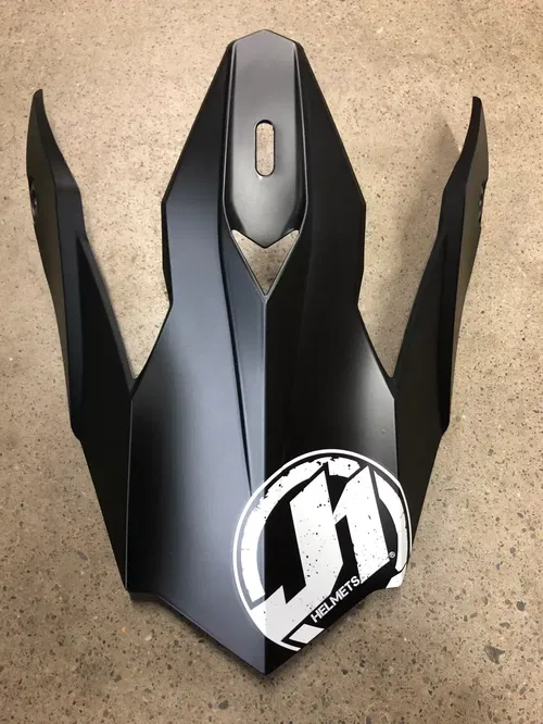 JUST1 J32 REPLACEMENT HELMET PEAK VISOR MATT BLACK QTY 2 MX MOTORCYCLE DIRT BIKE