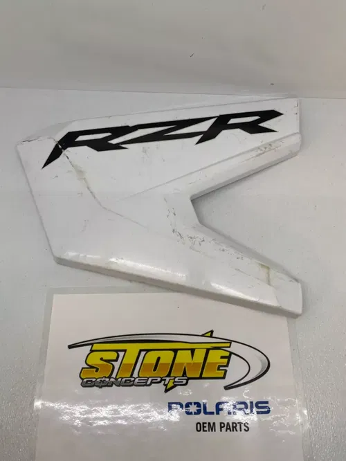 Polaris RZR 200 Drivers Door Plastic Skin LH Left L OEM RZR200 UTV White USED