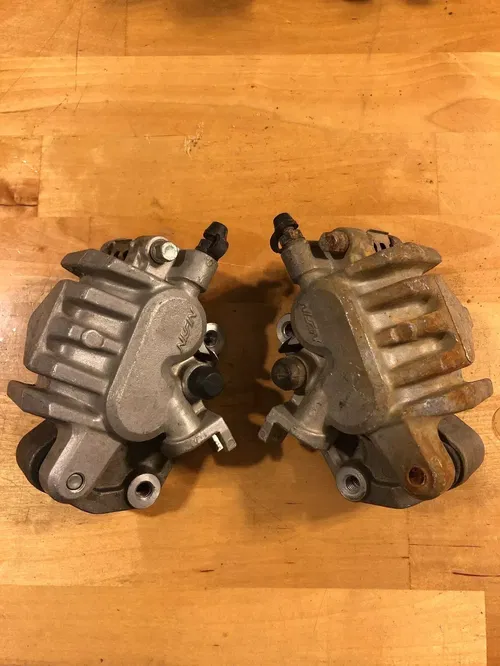 HONDA TRX450R TRX 450R FRONT END WHEEL HUBS SPINDLES CALIPERS UPDATE 250R C