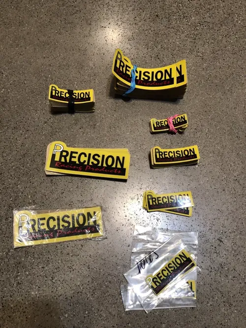 PRECISION RACING DECALS STICKER LOT DIRTBIKE MX MOTOCROSS Atv GNCC