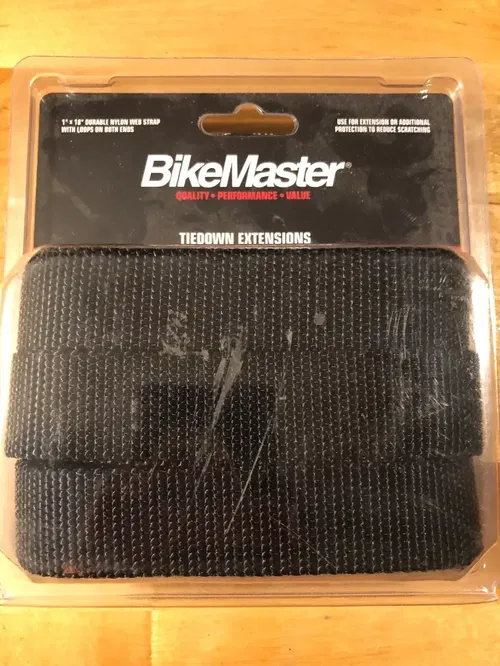 BikeMaster Tie-Down Extensions Black 1" X 18" 10-0525