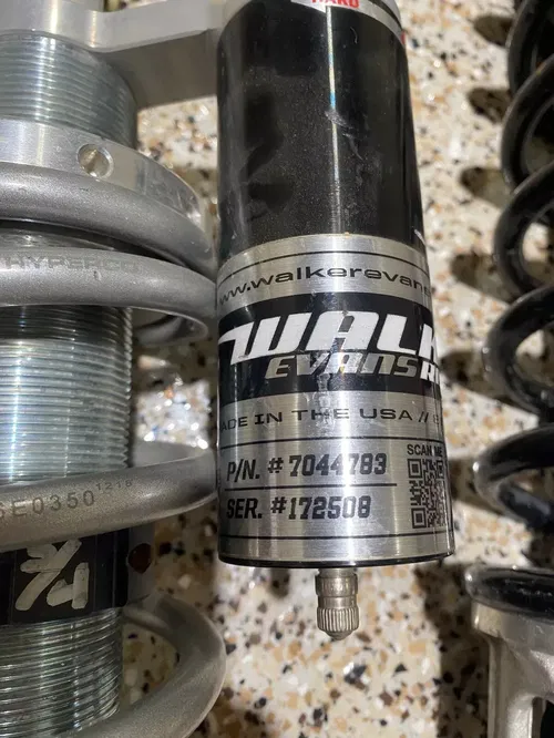 Polaris RZR RS1 RS 1 1000 Front Shock Set Shocks Race Suspension PAC Springs