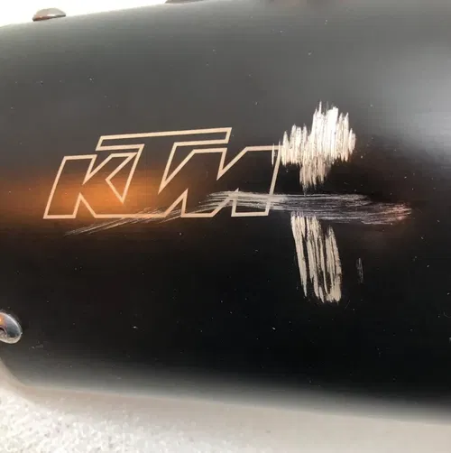 2023 KTM 250 SX-F Exhaust Pipe Muffler OEM Silencer A46005179033 XCF 350 450