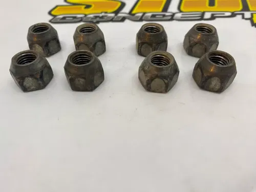 TRX 450R 400ex 300ex 250ex 250R atc 350x 250x FRONT REAR WHEEL LUG NUTS 8 OEM