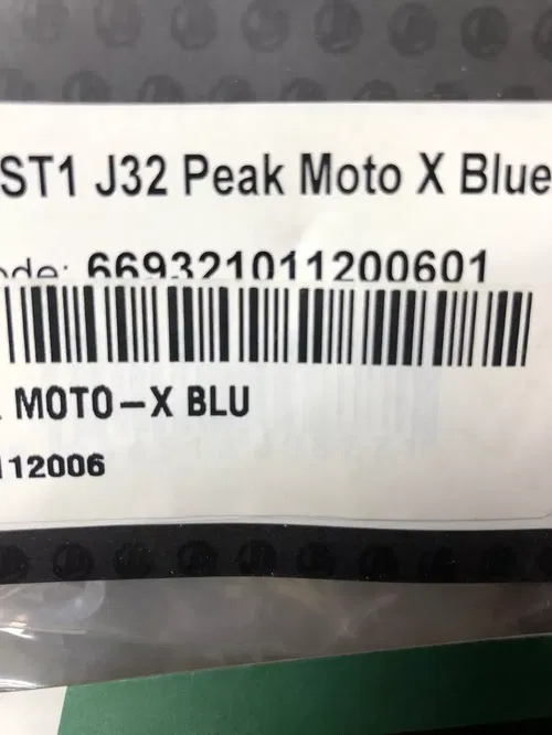 JUST1 J32 REPLACEMENT HELMET PEAK VISOR MOTO X BLUE DIRT BIKE MOTORCYCLE