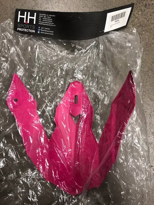 JUST1 J32 REPLACEMENT HELMET PEAK VISOR RAPTOR PINK SMALL MX DIRT BIKE