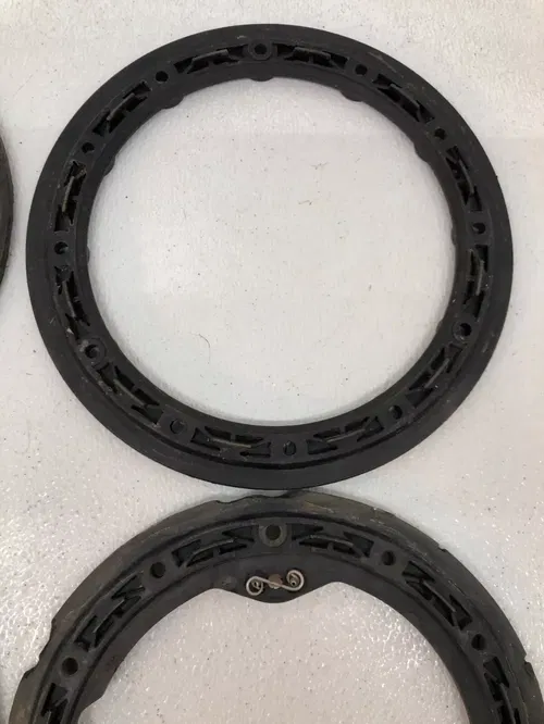 (4) 10" HIPER CARBON FIBER FRONT WHEEL BEADLOCK RINGS CF1 TECH3 RING SET TRX YFZ