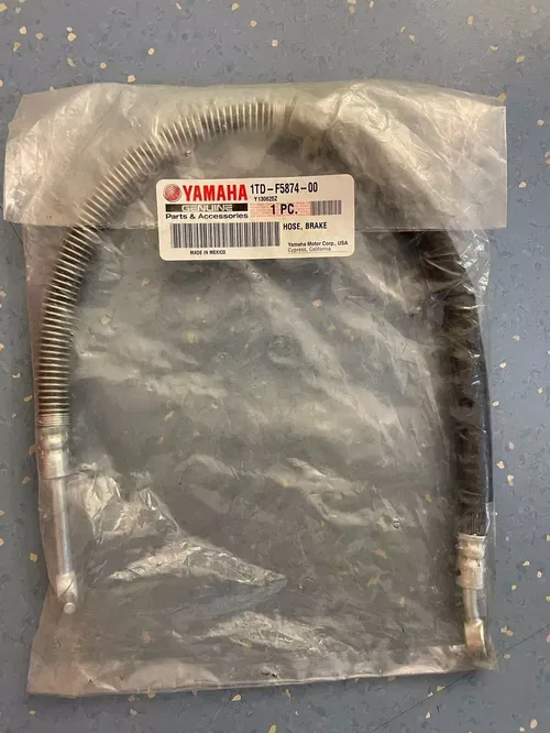 YAMAHA YFZ450 YFZ450R YFZ450X BRAKE 450R REAR CALIPER LINE HOSE NEW 09-25