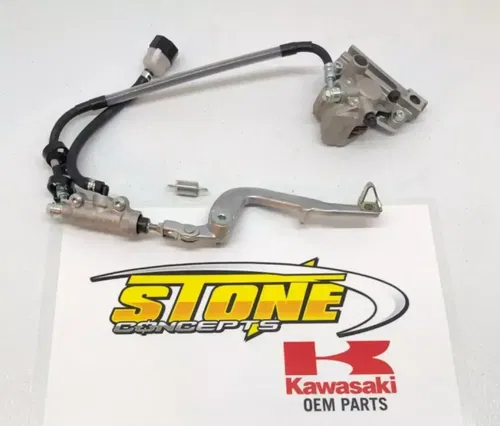 OEM 12-24 Kawasaki KX85 Rear Brake Master Cylinder Caliper Pedal Lever Line Hose
