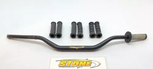 Phoenix Handlebars Handle Bars Fatbars Fat Bars 80mm Rise 1 1/8" w/ Free Grips