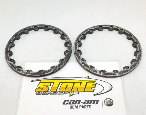 OEM Can-Am Outlander Renegade Beadlock Ring Rim Wheel 12" Set Maverick XXC 1000