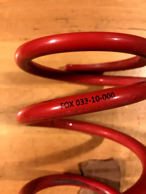 FOX SHOCK SPRING 6.5" L 3" ID 230 LBS YAMAHA YXZ1000R YXZ 1000R 1000 R YXZ1000