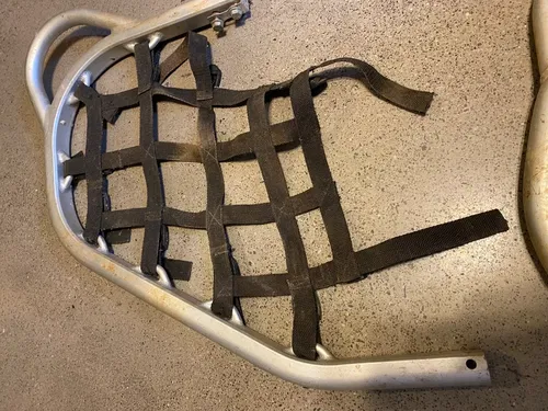 08-15 CAN-AM DS450 OEM NERF BARS BAR SET LEFT RIGHT STOCK NETS GUARDS DS 450