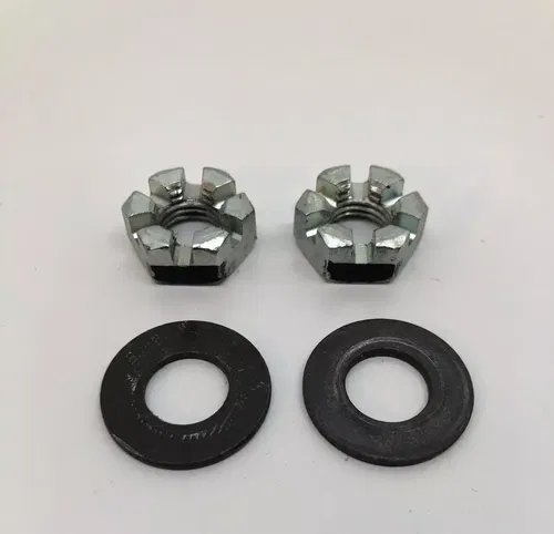 YAMAHA RAPTOR 250 350 660 700 YFZ450R BALL JOINT A-ARM CASTLE NUTS & WASHERS