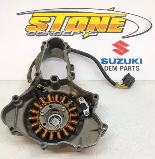 OEM 2009 Suzuki LTR450 Stator Alternator Generator Magneto Cover 09 LTR 450