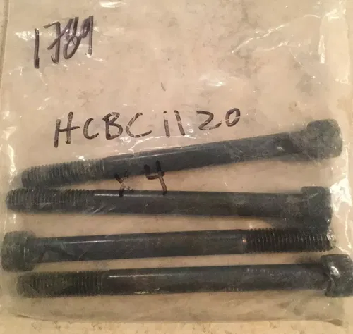 OEM COBRA 10 X 120 FRONT ENGINE MOUNT BOLTS SET 4 HCBC1120 ECX50 ECX70 ECX 50 70