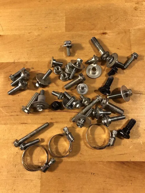 OEM 2019 HONDA CRF450R CRF 450R MISC BOLT WASHERS MOUNTS CLAMPS LOT
