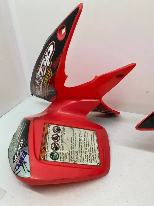 OEM Stock Honda Left & Right Red Front Fender Plastic Honda TRX450R TRX 450R ER