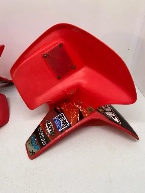 OEM Stock Honda Left & Right Red Front Fender Plastic Honda TRX450R TRX 450R ER