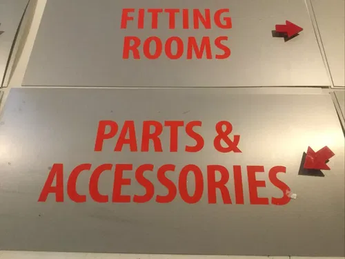 OEM Yamaha Sign Signs Dealership Dealer Garage Shop Service Parts 11 Locator