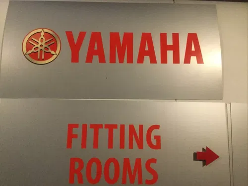 OEM Yamaha Sign Signs Dealership Dealer Garage Shop Service Parts 11 Locator