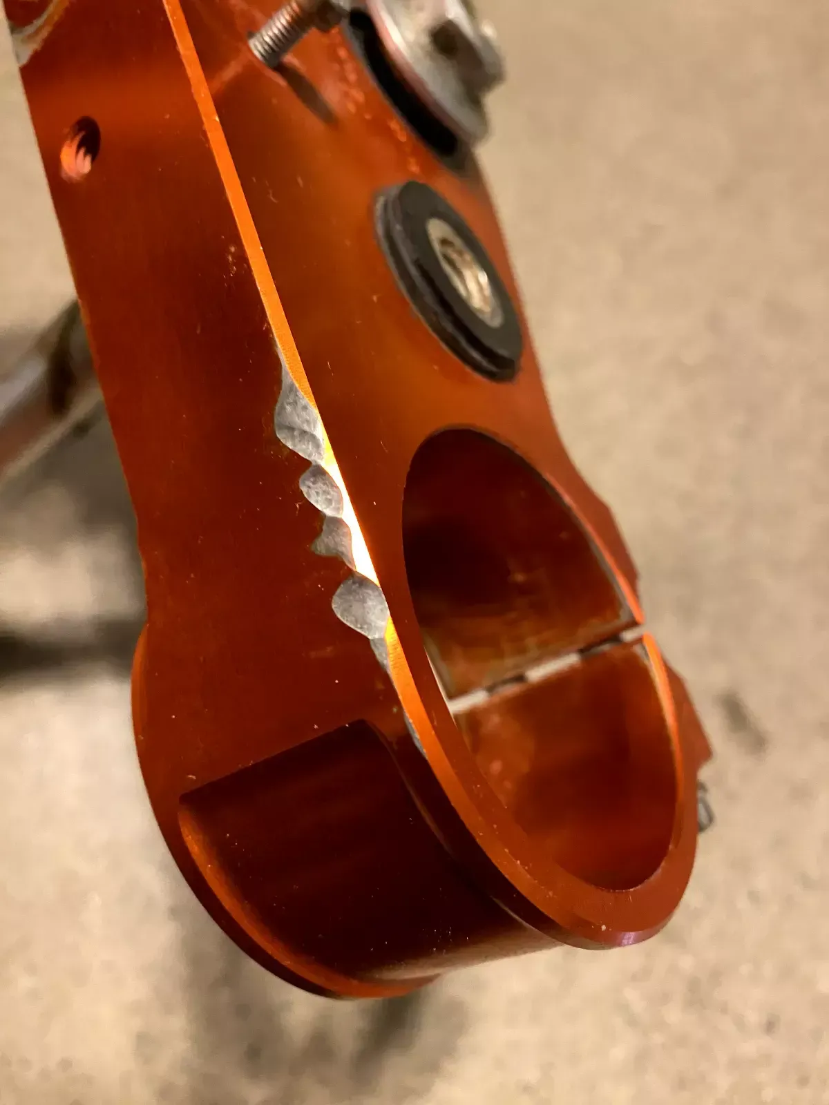 OEM 2016-2022 KTM TRIPLE TREE CLAMP BAR MOUNTS 125 150 250 300 350 450 SX-F XC-F