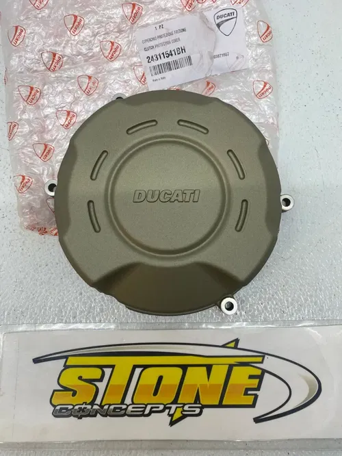 Ducati Panigale V4R V4 R OEM Magnesium Right Clutch Cover Guard 24311541BH NEW