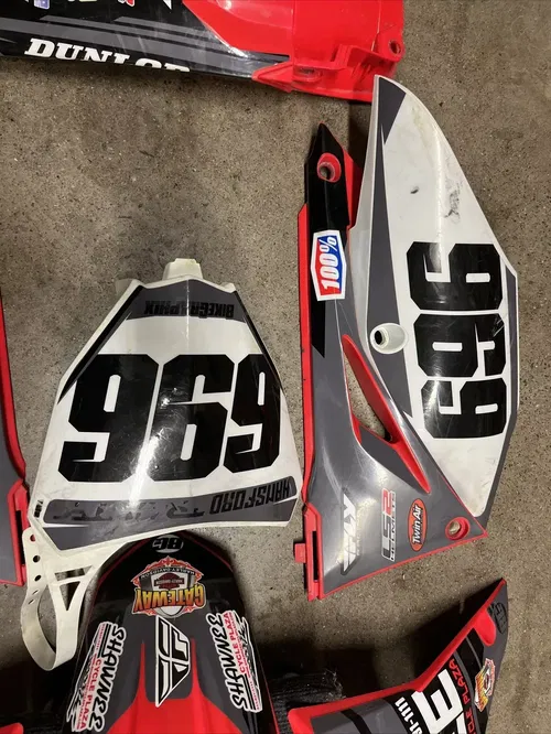 2018 CRF450R PLASTIC KIT SET Red FRONT REAR FENDER SIDE PANELS FAIRING CRF250R