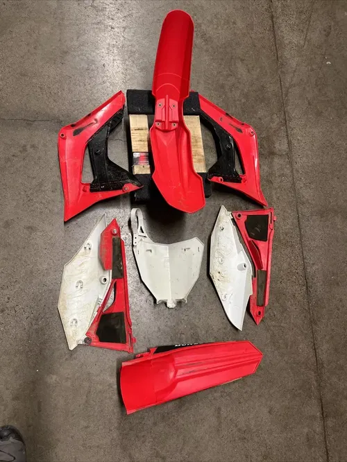 2018 CRF450R PLASTIC KIT SET Red FRONT REAR FENDER SIDE PANELS FAIRING CRF250R