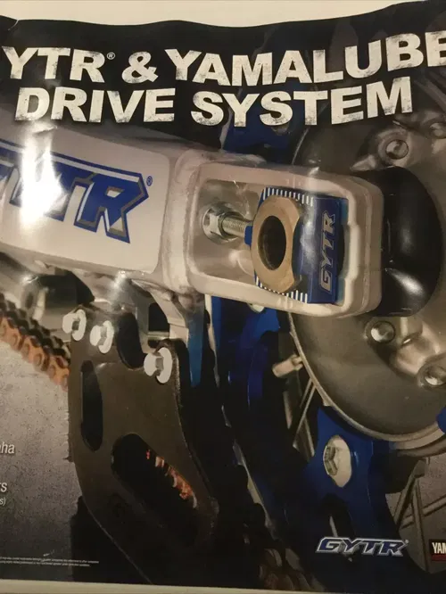 YAMAHA RACING GYTR YAMALUBE WALL POSTER BANNER DEALER GARAGE SIGN OFF-ROAD
