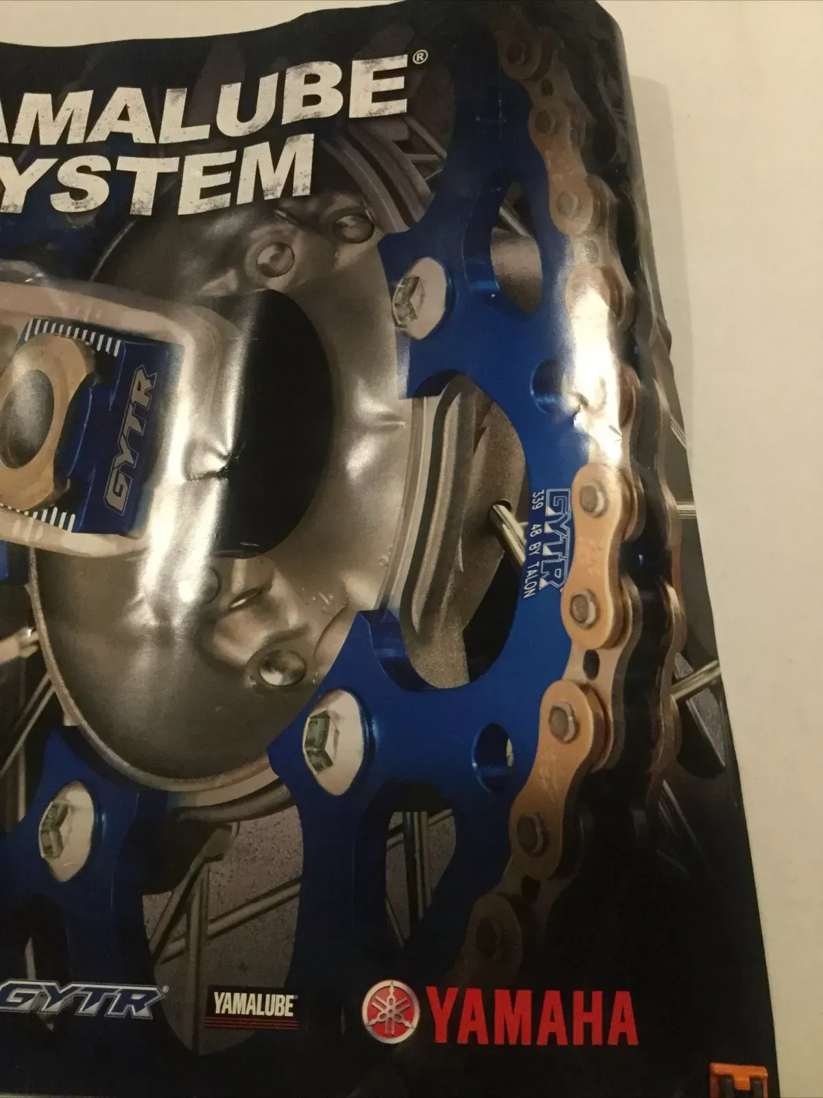 YAMAHA RACING GYTR YAMALUBE WALL POSTER BANNER DEALER GARAGE SIGN OFF-ROAD