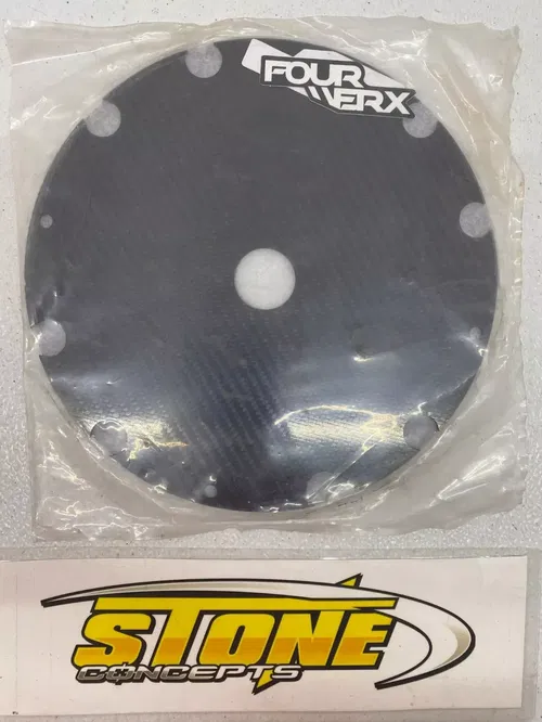 FOURWERX Mud Cap Caps Plug Front 10" Wheels DWT DOUGLAS CARBON FIBER FWC