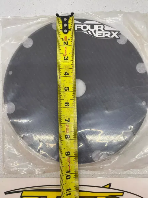 FOURWERX Mud Cap Caps Plug Front 10" Wheels DWT DOUGLAS CARBON FIBER FWC