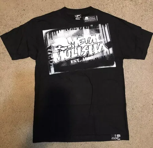 Metal Mulisha Vaporizer Ties Troops Goo Hide 5 Tee T-Shirt Medium M Short-Sleeve