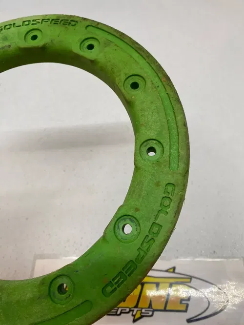 9" GREEN GOLDSPEED CARBON COMPOSITE REAR WHEEL BEADLOCK RING ALBA DWT