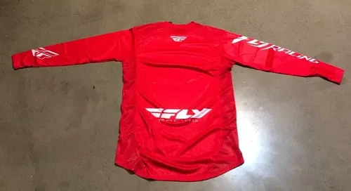 FLY RACING LITE HYDROGEN RED JERSEY ADULT MENS SIZE M MEDIUM