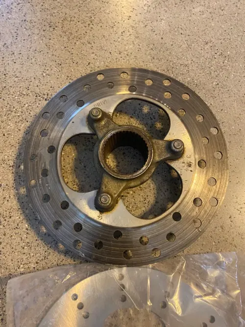 OEM HONDA 04-14 TRX450R REAR BRAKE ROTOR HUB FLANGE DISC TRX450ER