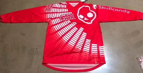 ANSR ANSWER A13 SKULL CANDY JERSEY RED WHITE SIZE MENS 2XL DOUBLE EXTRA LARGE