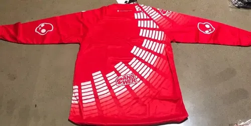 ANSR ANSWER A13 SKULL CANDY JERSEY RED WHITE SIZE MENS 2XL DOUBLE EXTRA LARGE