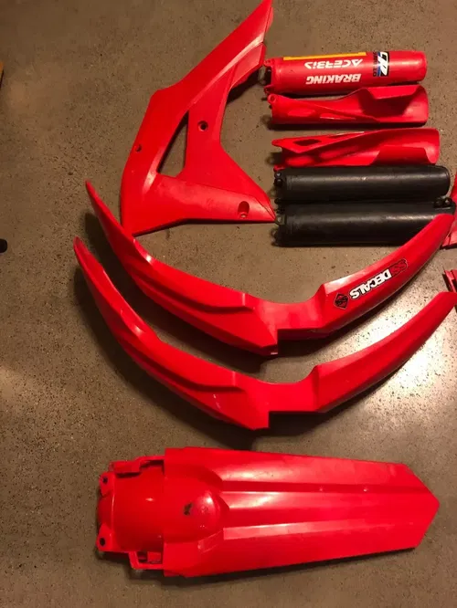 2017 CRF450RX CRF 450RX PLASTIC KIT SET FENDER SIDE PANEL FRONT REAR FORK GUARD