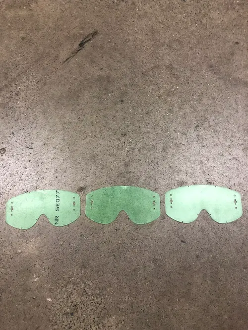 SCOTT LEXAN 3 CLEAR GOGGLE LENSES LENS DRILLED HOLES TRX450R YFZ450R LTR450 250R