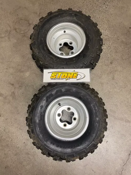OEM Honda Rear Wheels & Maxxis MS22 TIRES 20X10X9 HONDA SUZUKI KAWASAKI