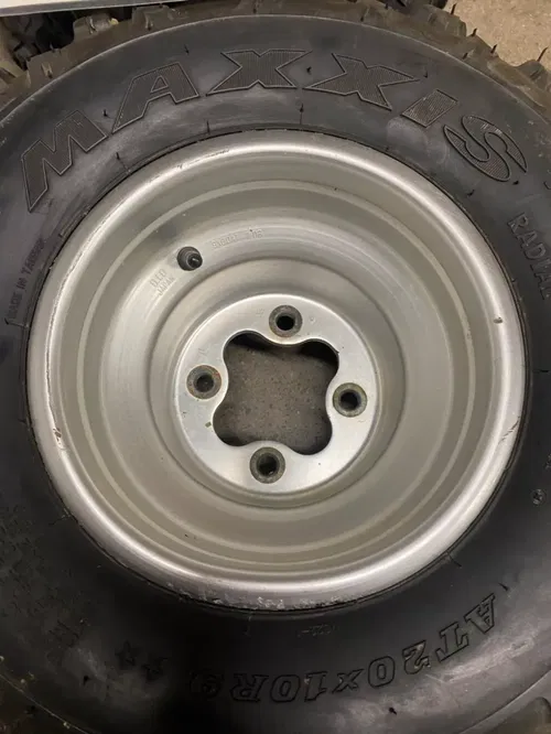 OEM Honda Rear Wheels & Maxxis MS22 TIRES 20X10X9 HONDA SUZUKI KAWASAKI