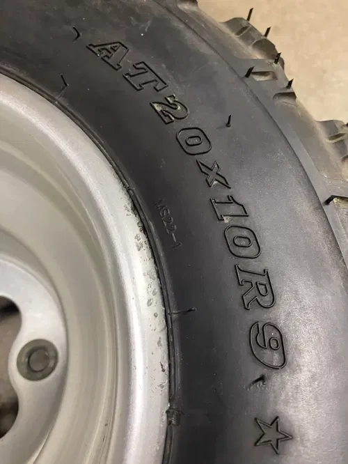 OEM Honda Rear Wheels & Maxxis MS22 TIRES 20X10X9 HONDA SUZUKI KAWASAKI