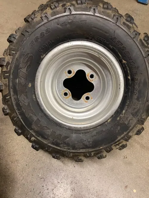 OEM Honda Rear Wheels & Maxxis MS22 TIRES 20X10X9 HONDA SUZUKI KAWASAKI