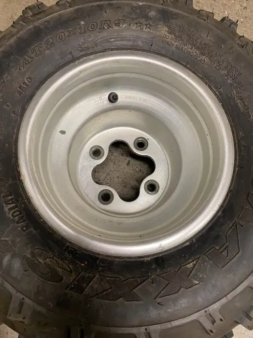 OEM Honda Rear Wheels & Maxxis MS22 TIRES 20X10X9 HONDA SUZUKI KAWASAKI
