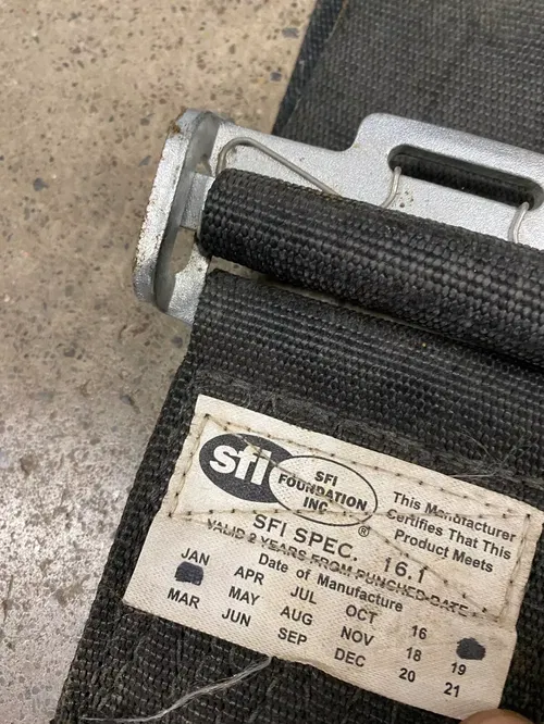 Simpson Latch n Link Safety Belt w/Steel Adjusters LH RATCHET HARNESS 5PT