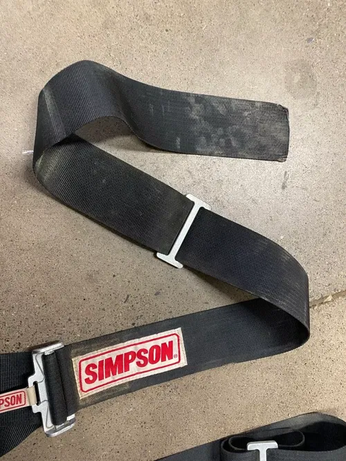 Simpson Latch n Link Safety Belt w/Steel Adjusters LH RATCHET HARNESS 5PT