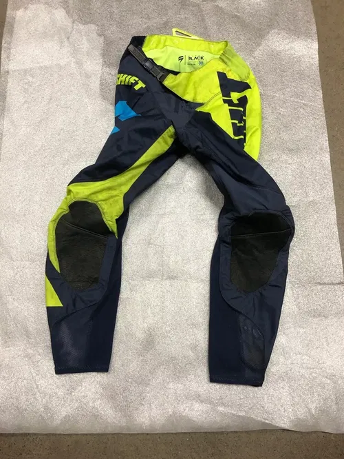 SHIFT RACING PANTS LABEL 3LACK BLACK SIZE 30 ATV MX OFF-ROAD TRX450R YFZ450R